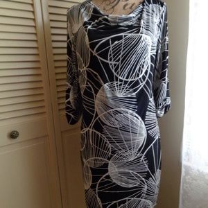 NICE BANANA REPUBLIC DRAPE NECK DRESS